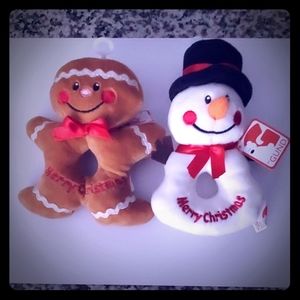 Gund  Holiday  Rattles